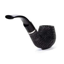 Bog Oak Pipe Talamona Bent Apple