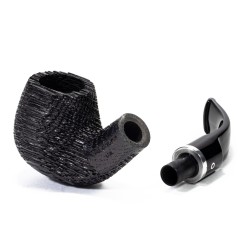 Bog Oak Pipe Talamona Bent Apple