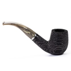 Bog Oak Pipe Talamona Bent Billiard