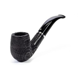 Bog Oak Pipe Talamona Bent Billiard