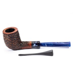 Briar Pipe Santambrogio Rusticated Billiard