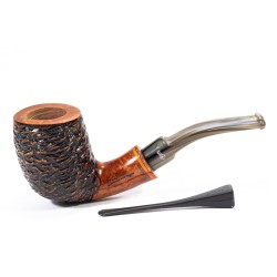Pipe Santambrogio Rusticated Bent Billiard