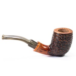 Pipa Santambrogio Rusticata Bent Billiard