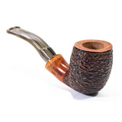Pipe Santambrogio Rusticated Bent Billiard