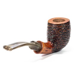 Pipe Santambrogio Rusticated Bent Billiard