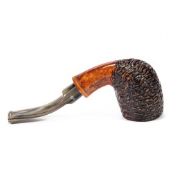 Pipa Santambrogio Rusticata Bent Billiard