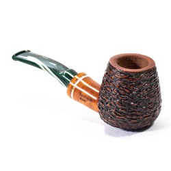 Briar Pipe Santambrogio Rusticated Brandy
