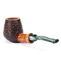 Briar Pipe Santambrogio Rusticated Brandy