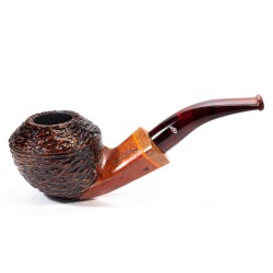 Pipe Santambrogio Rusticated Bent Rhodesian