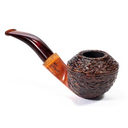 Pipe Santambrogio Rusticated Bent Rhodesian