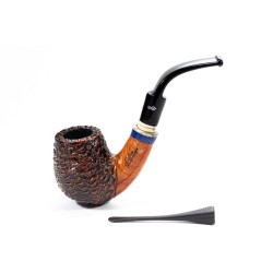 Pipa in Radica Santambrogio Rusticata Bent