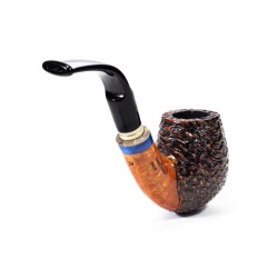 Pipa in Radica Santambrogio Rusticata Bent