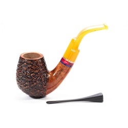 Pipa in Radica Santambrogio Rusticata Bent