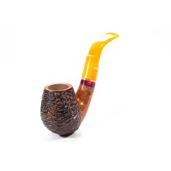 Briar Pipe Santambrogio Rusticated Bent