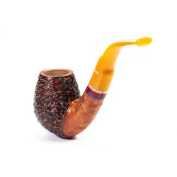 Briar Pipe Santambrogio Rusticated Bent