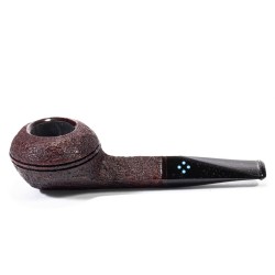 Briar Pipe Sasieni 4 Dot Walnut Sandblasted Rhodesian SV 2610
