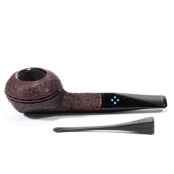 Briar Pipe Sasieni 4 Dot Walnut Sandblasted Rhodesian SV 2610