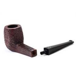 Briar Pipe Sasieni 4 Dot Ruff Root Sand. Square Panel
