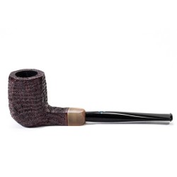 Briar Pipe Sasieni 4 Dot Walnut Sandblasted Square Panel