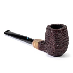 Briar Pipe Sasieni 4 Dot Walnut Sandblasted Square Panel