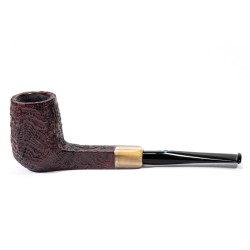Briar Pipe Sasieni 4 Dot Walnut Ruff Sandblasted Square Panel SV 2602