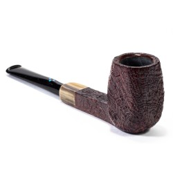 Briar Pipe Sasieni 4 Dot Walnut Ruff Sandblasted Square Panel SV 2602