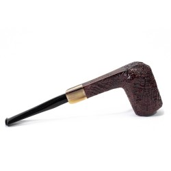 Briar Pipe Sasieni 4 Dot Walnut Ruff Sandblasted Square Panel SV 2602
