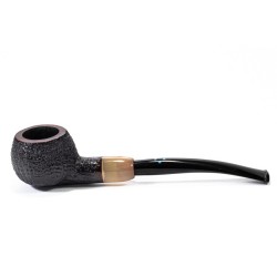 Briar Pipe Sasieni 4 Dot Dark Ruff Sandblasted Prince SV 2611
