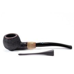 Pipa Sasieni 4 Dot Dark Ruff Sabbiata Prince SS 2611 | Pipeonline