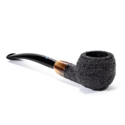 Briar Pipe Sasieni 4 Dot Dark Ruff Sandblasted Prince SV 2609