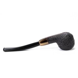 Briar Pipe Sasieni 4 Dot Dark Ruff Sandblasted Prince SV 2609