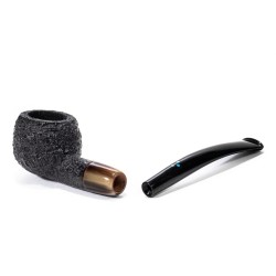 Pipa Sasieni 4 Dot Dark Ruff Sabbiata Prince SS 2609 | Pipeonline