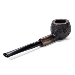 Briar Pipe Sasieni 4 Dot Dark Ruff Sandblasted Prince