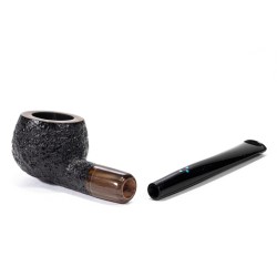 Briar Pipe Sasieni 4 Dot Dark Ruff Sandblasted Prince