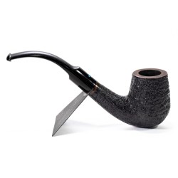 Pipa Sasieni 4 Dot Ruff Root Sabbiata Bent SS 2604 | Pipeonline