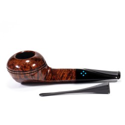 Pipa Sasieni 4 Dot Walnut Liscia Rhodesian SS 2623 | Pipeonline