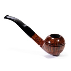 Briar Pipe Sasieni 4 Dot Walnut Smooth Bent Rhodesian SV 2628