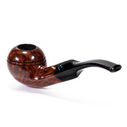 Briar Pipe Sasieni 4 Dot Walnut Smooth Bent Rhodesian SV 2628