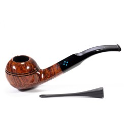 Briar Pipe Sasieni 4 Dot Walnut Smooth Bent Rhodesian SV 2626