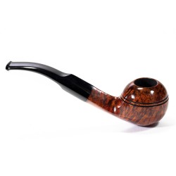 Briar Pipe Sasieni 4 Dot Walnut Smooth Bent Rhodesian SV 2626