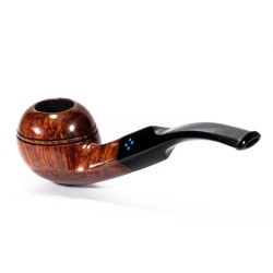 Briar Pipe Sasieni 4 Dot Walnut Smooth Bent Rhodesian SV 2626