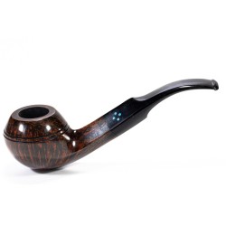 Briar Pipe Sasieni 4 Dot Walnut Smooth Bent Rhodesian