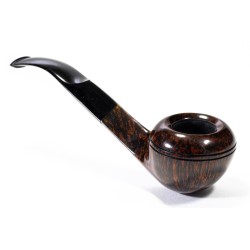 Pipa Sasieni 4 Dot Walnut Liscia Bent Rhodesian