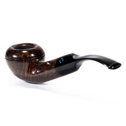 Briar Pipe Sasieni 4 Dot Walnut Smooth Bent Rhodesian