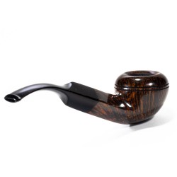 Pipa Sasieni 4 Dot Walnut Liscia Bent Rhodesian