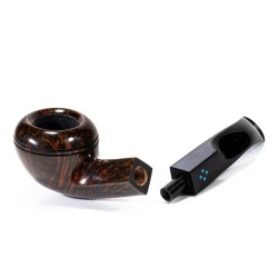 Briar Pipe Sasieni 4 Dot Walnut Smooth Bent Rhodesian