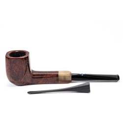 Briar Pipe Sasieni 4 Dot Walnut Smooth Square Panel