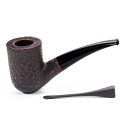 Pipa in Radica Castoldi Sabbiata Bent Billiard CS 2602 | Pipeonline