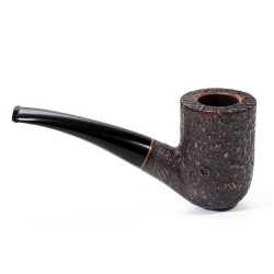 Briar Pipe Castoldi Sandblasted Bent Billiard CS 2602 | Buy Now
