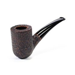 Briar Pipe Castoldi Sandblasted Bent Billiard CS 2602 | Buy Now